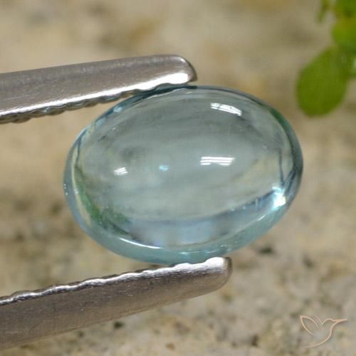 0.62克拉天然磷灰石，椭圆形，透明