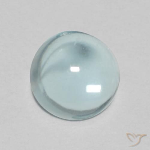 0.69克拉天然磷灰石，圆形的，透明