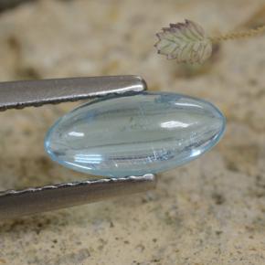 0.75克拉天然磷灰石，马眼形，透明