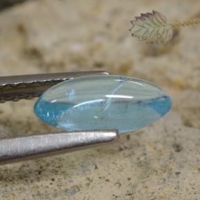 0.75克拉天然磷灰石，马眼形，透明