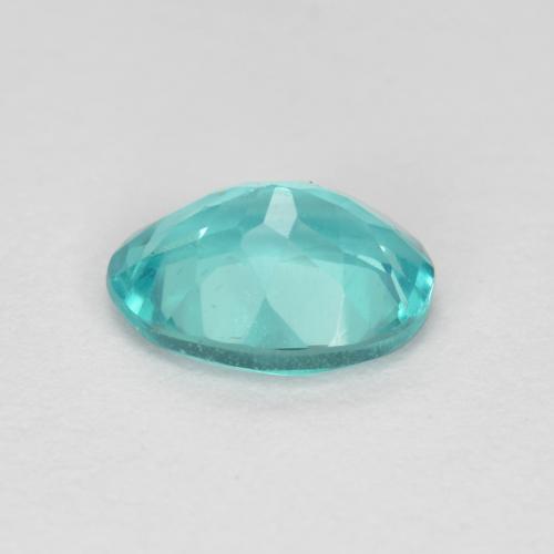 0.82克拉天然绿松石磷灰石，椭圆形切割，6.9×5.2毫米，VS
