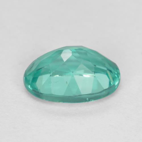 0.90克拉天然绿松石磷灰石，椭圆形切割，7×4.9毫米，VS