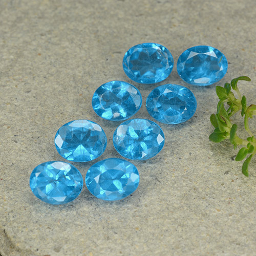 2.68克拉天然磷灰石，椭圆形切割，VS