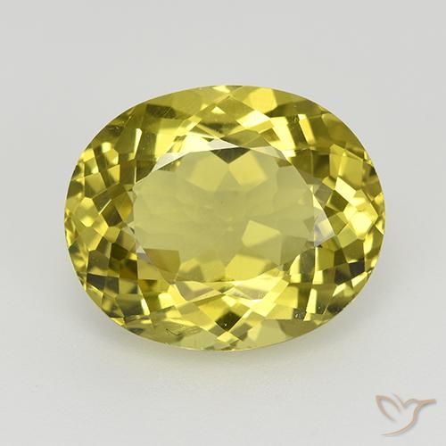 6.26ct 天然 土黄色 磷灰石, 椭圆形, VVS-VS