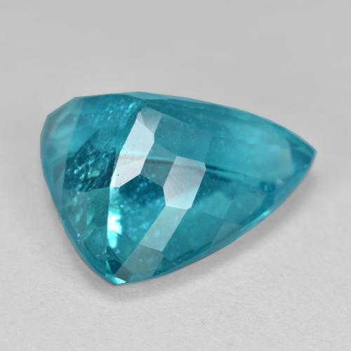 4.81克拉天然绿松石磷灰石，三角形，11.9×10.6毫米，SI