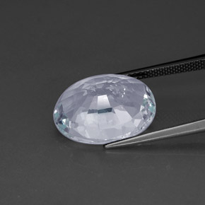 10.34克拉天然蓝晶，椭圆形切割，SI