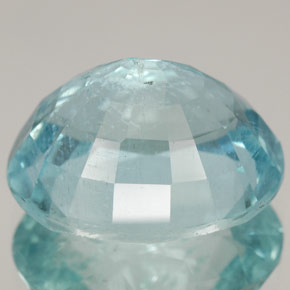12.27克拉天然海蓝宝石，椭圆形切割，16.4×13.4毫米，SI