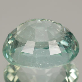 7.26克拉天然海蓝宝石，椭圆形切割，13.5×10.9毫米，SI