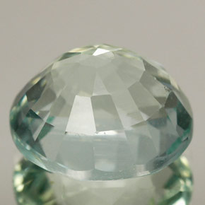 4.84克拉天然海蓝宝石，椭圆形切割，11.3×10毫米，VS