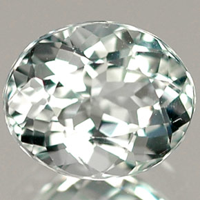 0.69克拉天然蓝晶，椭圆形切割，VVS