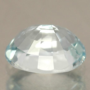 1.30克拉天然海蓝宝石，椭圆形切割，8.1×6.1毫米，IF