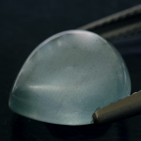 6.17克拉天然蓝晶，透明，透明/半透明