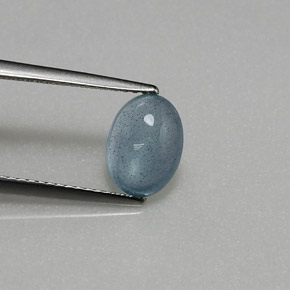 1.86克拉天然海蓝宝石，透明，9.3×6.8毫米，透明/半透明