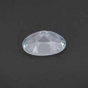 1.10克拉天然海蓝宝石，椭圆形切割，8×5.8毫米，VVS-VS