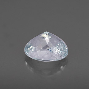 0.91克拉天然海蓝宝石，椭圆形切割，6.9×5.4毫米，VS-SI