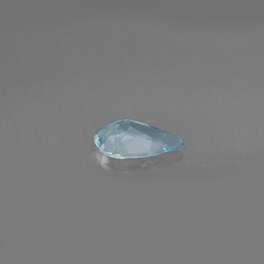 0.54克拉天然海蓝宝石，梨形，7.9×4.9毫米，VVS-VS