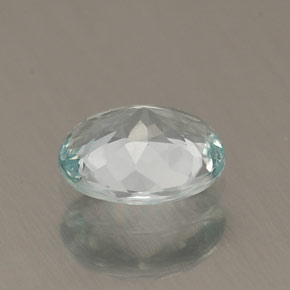 0.60克拉天然海蓝宝石，椭圆形切割，6.5×5.5毫米，VVS-VS