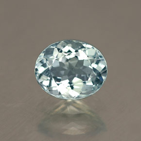 0.69克拉天然海蓝宝石，椭圆形切割，6.5×5.3毫米，VVS-VS