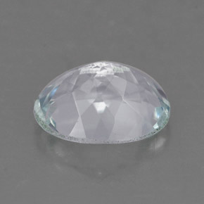 1.08克拉天然海蓝宝石，椭圆形切割，8×6毫米，VVS