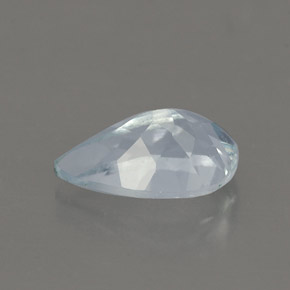 0.87克拉天然海蓝宝石，梨形，8.3×5.1毫米，VVS