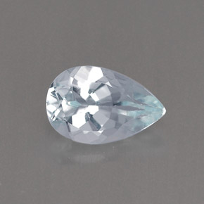 0.73克拉天然海蓝宝石，梨形，8×5.2毫米，IF