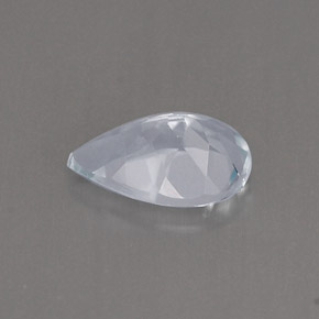 0.73克拉天然海蓝宝石，梨形，8×5.2毫米，IF