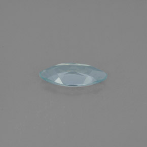 0.82克拉天然海蓝宝石，马眼形，10.1×5毫米，VVS-VS