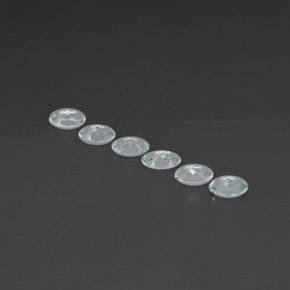 克拉天然蓝晶，椭圆形切割，VVS-VS