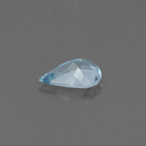 0.31克拉天然海蓝宝石，梨形，6.2×4毫米，VVS