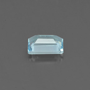 0.54克拉天然海蓝宝石，祖母绿式切割，6.1×4.1毫米，VVS-VS