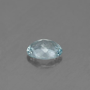 0.60克拉天然海蓝宝石，椭圆形切割，6.6×5.3毫米，VS