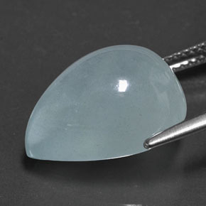 11.50克拉天然海蓝宝石，透明，16.2×12.4毫米，透明/半透明