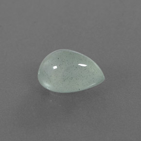2.54克拉天然绿色海蓝宝石，透明，10.2×7毫米，透明/半透明