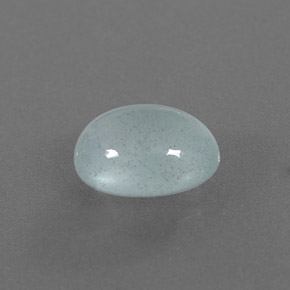2.57克拉天然绿色海蓝宝石，透明，9.9×7.7毫米，透明/半透明