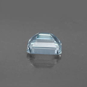 2.73克拉天然海蓝宝石，祖母绿式切割，9.4×7.5毫米，VS