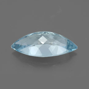 3.40克拉天然海蓝宝石，马眼形，15.8×8.1毫米，VVS