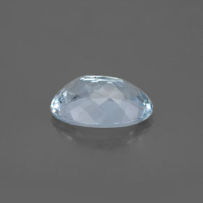 1.67克拉天然海蓝宝石，椭圆形切割，9.9×6.7毫米，VS