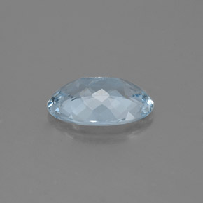 1.23克拉天然海蓝宝石，椭圆形切割，9.4×6.3毫米，VS