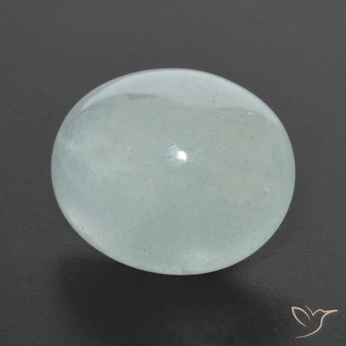 9.16ct 天然 浅绿色 蓝晶, 椭圆形, 半透明