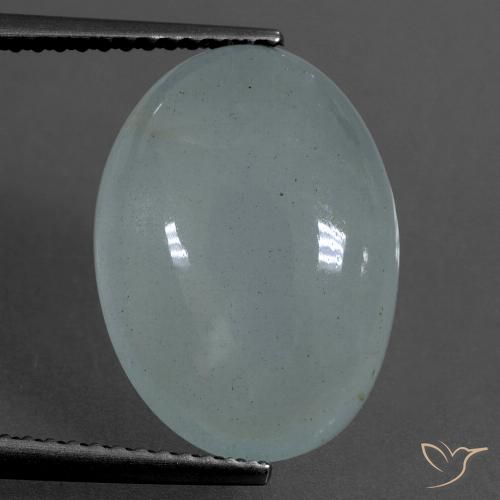 7.05ct 天然 浅蓝色 蓝晶, 椭圆形, 半透明