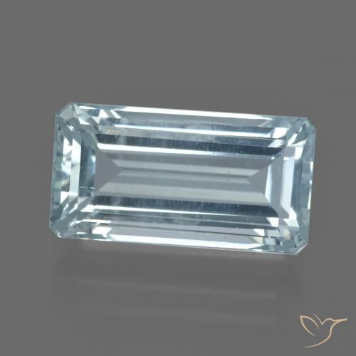 7.65ct 天然 浅蓝色 蓝晶, 祖母绿式切割, VS
