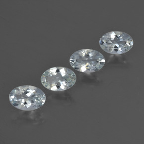 1.75天然海蓝宝石，椭圆形切割，6.1×4.2毫米，VVS-VS