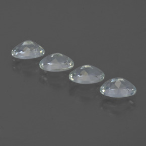 1.75天然海蓝宝石，椭圆形切割，6.1×4.2毫米，VVS-VS