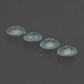 1.61天然海蓝宝石，椭圆形切割，6×4.2毫米，VS