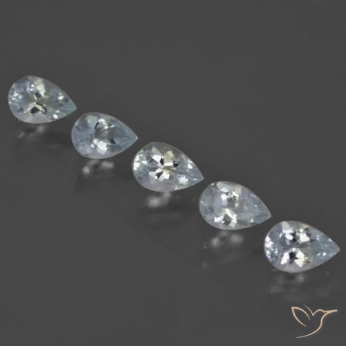 1.88克拉天然蓝晶，梨形，VVS-VS