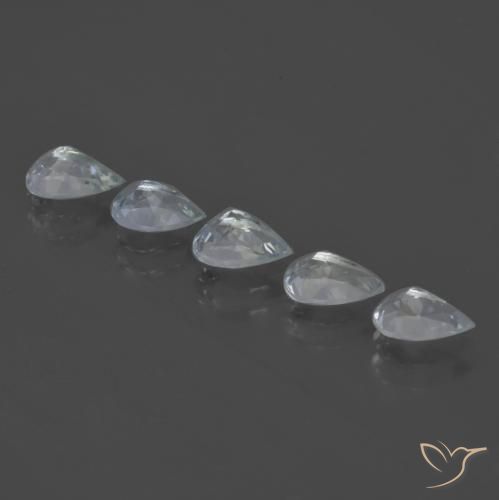 1.88克拉天然蓝晶，梨形，VVS-VS