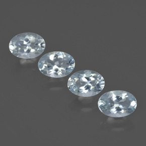 2.56克拉天然蓝晶，椭圆形切割，VVS-VS