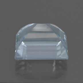 9.72克拉天然海蓝宝石，长方形切工，13.4×11.6毫米，VVS-VS