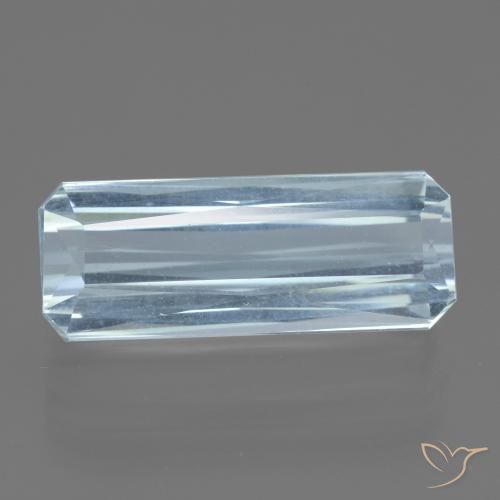 15.37ct 天然 淡蓝色 蓝晶, 祖母绿式切割, VVS