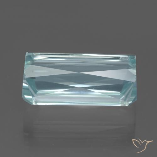 13.81克拉天然蓝晶，八边形，VVS
